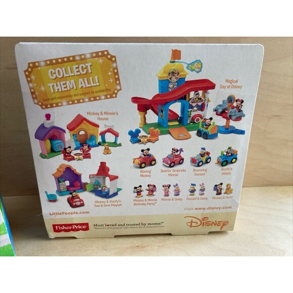 Fisher Price Little People Magic of Disney Mickey Pluto Minnie Daisy Bundle New - Picture 16 of 16